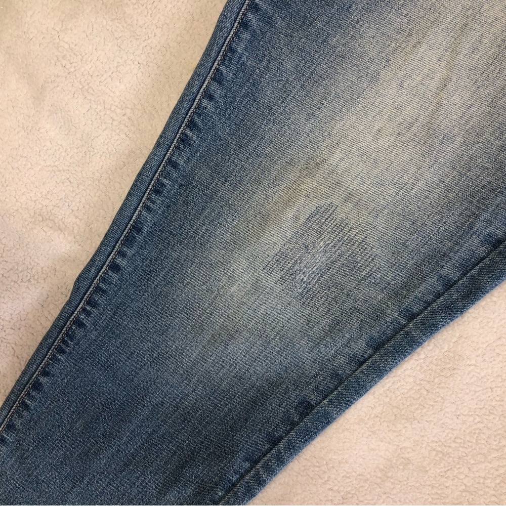 Old Navy GUC Medium Wash Denim The LE Boyfriend Cropped Jeans size 12 - Picture 5 of 9